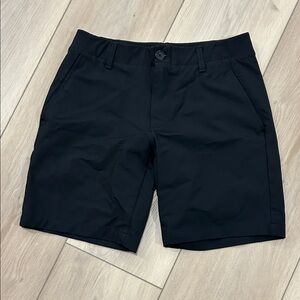 Under Armour Men's Black Flat Front Shorts